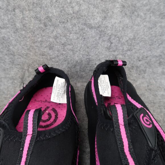 Champion Water Shoes Womens 5 6 Slip On Beach Swim Black Pink Flat Outdoor Sport - Picture 3 of 12